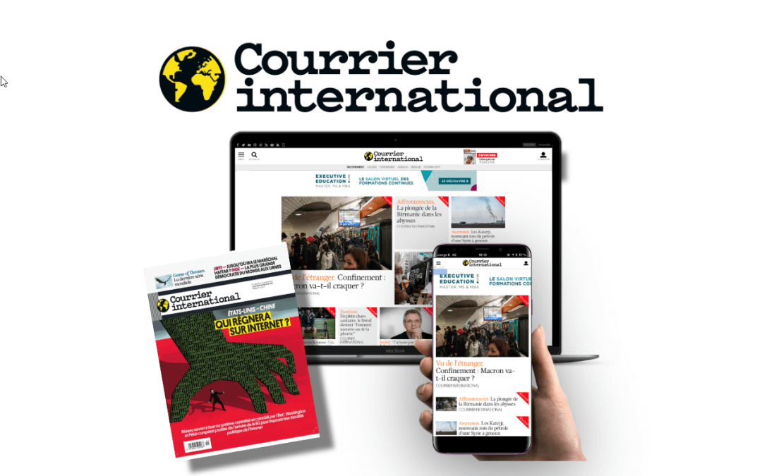 Courrier International, le meilleur de la presse mondiale chez IPM