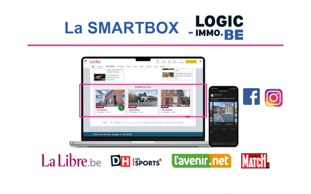 La SmartBox Logic-Immo.be : votre offre d’immobilier sur tous nos sites partenaires